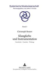 Cover von Klangfarbe und Instrumentation
