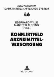 Cover von Konfliktfeld Arzneimittelversorgung