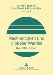 Cover von Nachhaltigkeit und globaler Wandel