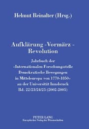 Cover von Aufklärung - Vormärz - Revolution