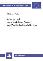 Cover von Arbeits- und sozialrechtliche Fragen von Zweitarbeitsverhältnissen