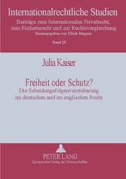 Cover von Freiheit oder Schutz?
