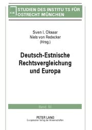 Cover von Deutsch-Estnische Rechtsvergleichung und Europa