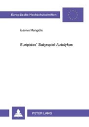 Cover von Euripides Satyrspiel 'Autolykos'