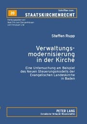 Cover von Verwaltungsmodernisierung in der Kirche