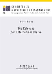 Cover von Die Relevanz der Unternehmensmarke