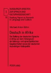 Cover von Deutsch in Afrika