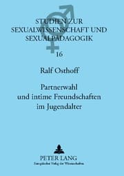 Cover von Partnerwahl und intime Freundschaften im Jugendalter