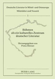 Cover von Böhmen als ein kulturelles Zentrum deutscher Literatur