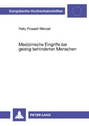 Cover von Medizinische Eingriffe bei geistig behinderten Menschen