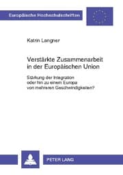 Cover von Verstärkte Zusammenarbeit in der Europäischen Union