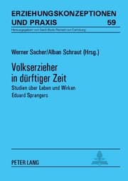 Cover von Volkserzieher in dürftiger Zeit