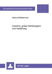 Cover von Kenntnis, grobe Fahrlässigkeit und Verjährung