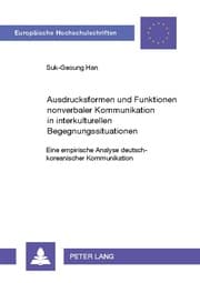 Cover von Ausdrucksformen und Funktionen nonverbaler Kommunikation in interkulturellen Begegnungssituationen