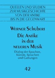 Cover von Die Antike in der neueren Musik