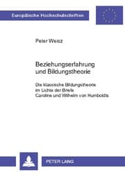 Cover von Beziehungserfahrung und Bildungstheorie
