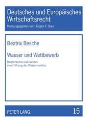 Cover von Wasser und Wettbewerb