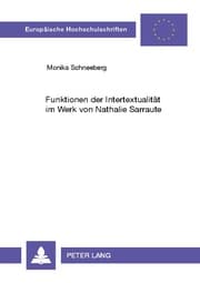 Cover von Funktionen der Intertextualität im Werk von Nathalie Sarraute