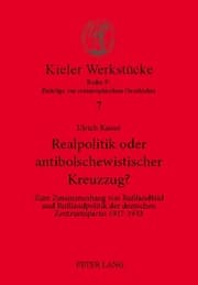Cover von Realpolitik oder antibolschewistischer Kreuzzug?