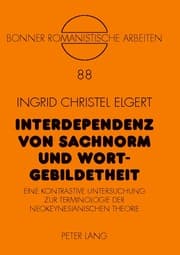 Cover von Interdependenz von Sachnorm und Wortgebildetheit