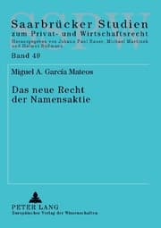 Cover von Das neue Recht der Namensaktie