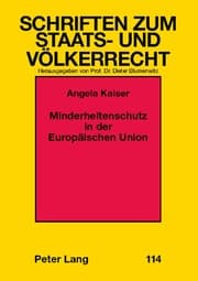 Cover von Minderheitenschutz in der Europäischen Union