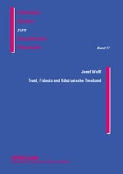 Cover von Trust, Fiducia und fiduziarische Treuhand