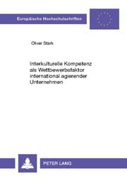 Cover von Interkulturelle Kompetenz als Wettbewerbsfaktor international agierender Unternehmen