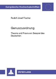 Cover von Genuszuordnung