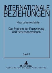 Cover von Das Problem der Finanzierung von UN-Friedensoperationen
