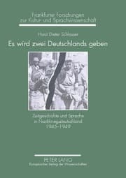 Cover von Es wird zwei Deutschlands geben