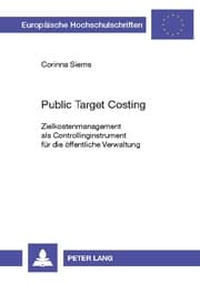 Cover von Public Target Costing