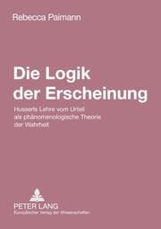 Cover von Die Logik der Erscheinung