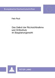 Cover von Das Gebot der Rücksichtnahme und Drittschutz im Bauplanungsrecht