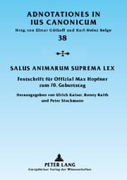 Cover von Salus animarum suprema lex