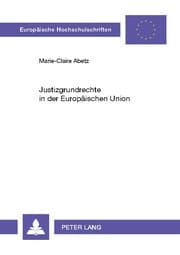 Cover von Justizgrundrechte in der Europäischen Union