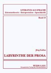 Cover von Labyrinthe der Prosa