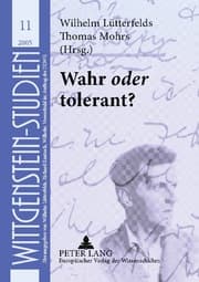 Cover von Wahr 'oder' tolerant?