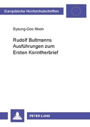 Cover von Rudolf Bultmanns Ausführungen zum Ersten Korintherbrief