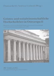 Cover von Geistes- und sozialwissenschaftliche Hochschullehre in Osteuropa II