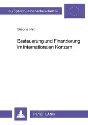 Cover von Besteuerung und Finanzierung im internationalen Konzern