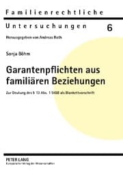 Cover von Garantenpflichten aus familiären Beziehungen