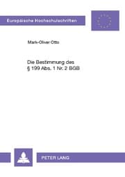 Cover von Die Bestimmung des § 199 Abs. 1 Nr. 2 BGB