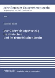 Cover von Der Überweisungsvertrag im deutschen und im französischen Recht