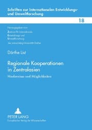 Cover von Regionale Kooperation in Zentralasien