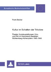 Cover von Kultur im Schatten der Trikolore