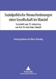 Cover von Sozialpolitische Herausforderungen einer Gesellschaft im Wandel