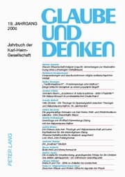 Cover von Glaube und Denken