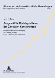 Cover von Ausgewählte Rechtsprobleme des Zentralen Kontrahenten