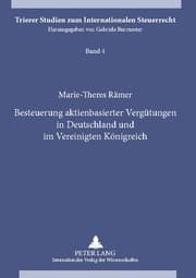 Cover von Besteuerung aktienbasierter Vergütungen in Deutschland und im Vereinigten Königreich